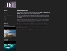 Tablet Screenshot of hypnos.com
